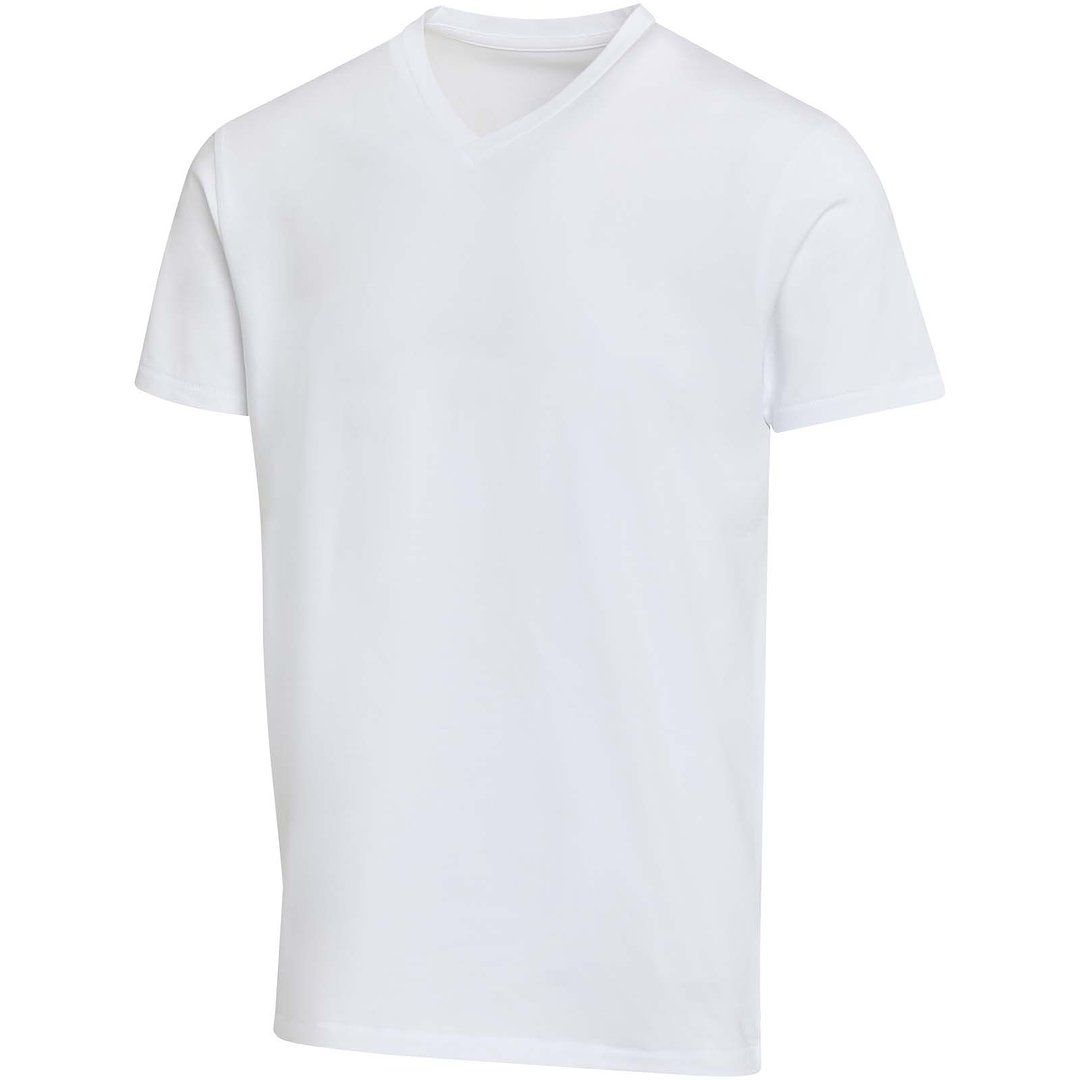 Kurzärmeliges T-Shirt V-Ausschnitt aus 200 g/m² Bio Baumwolle (OCS), unisex - Benina