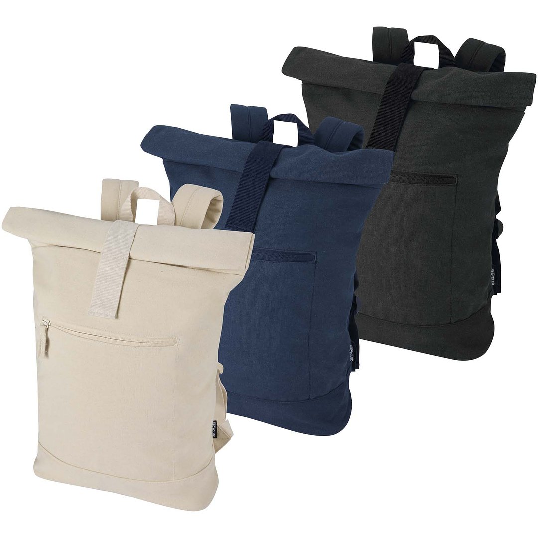 14” GRS recycelter Rolltop-Rucksack 16L - Paulana