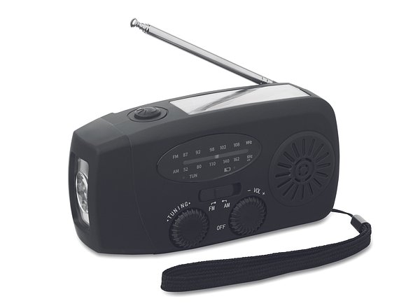AM/FM Radio mit Taschenlampe Anrilga