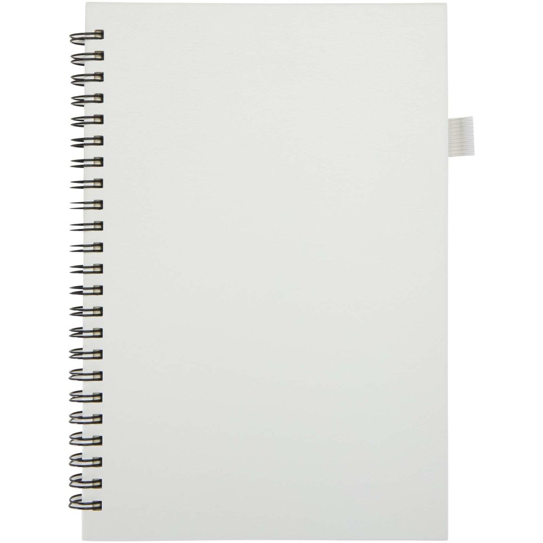 A5 Hardcover Spiralnotizbuch aus recyceltem Kunststoff - Palin
