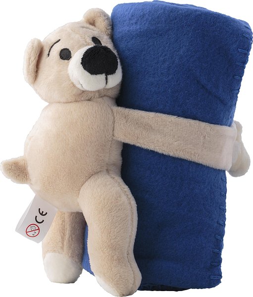 Plüschbär mit Fleecedecke Marega