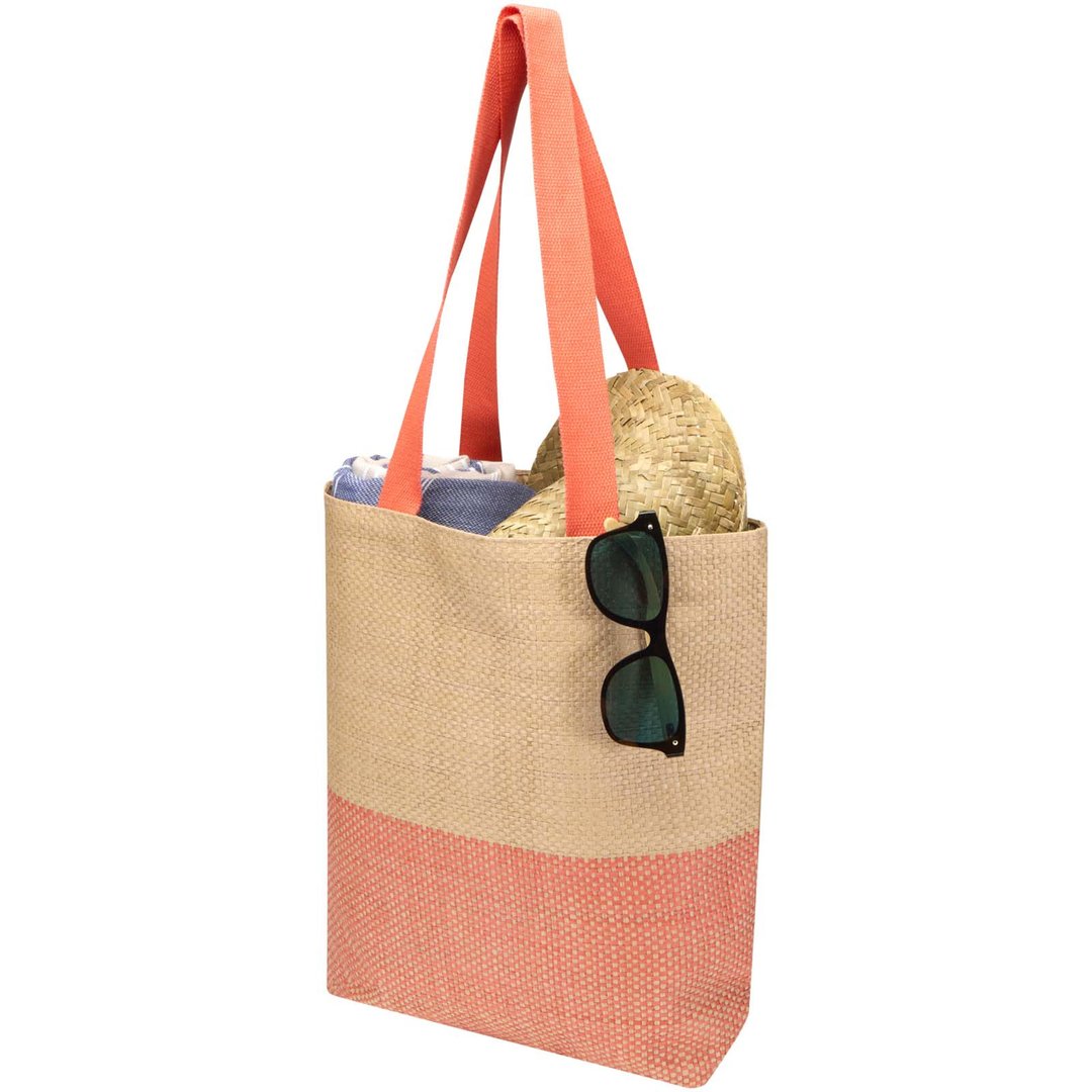 Strohpapier Tragetasche, 10 l - Walurep