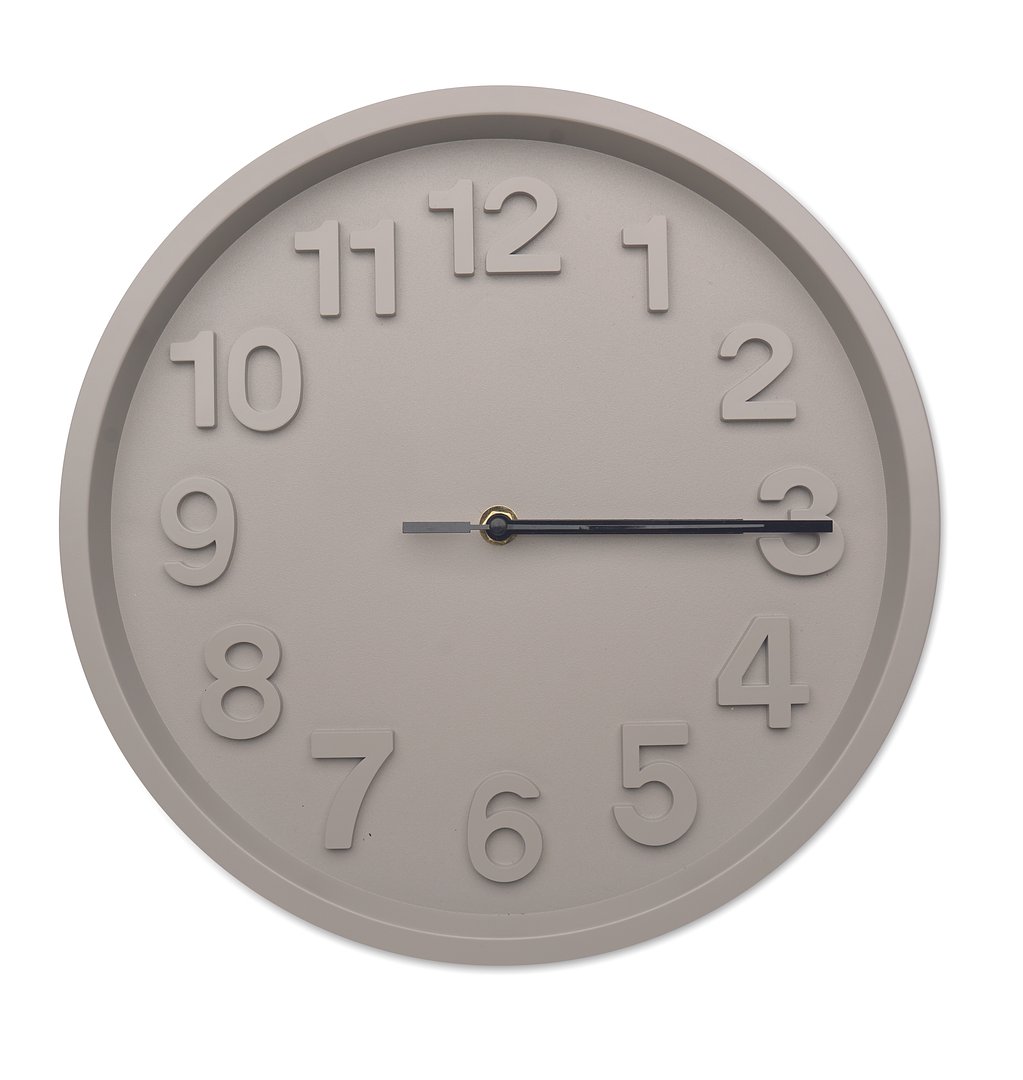 Wanduhr aus PP Nettato