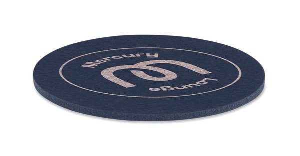 Runder Untersetzer RPET Lütholfel