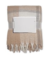 Karierte Mohair-Decke Nathli