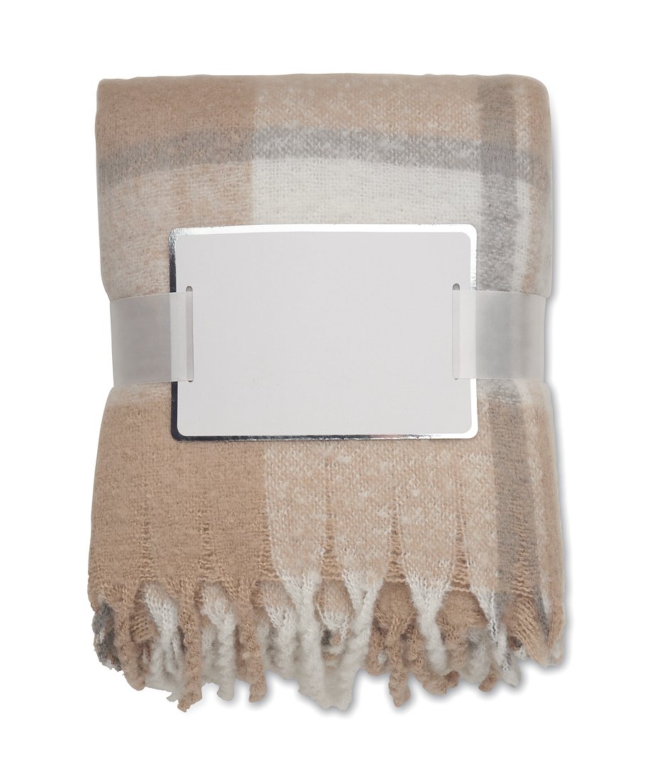 Karierte Mohair-Decke Nathli