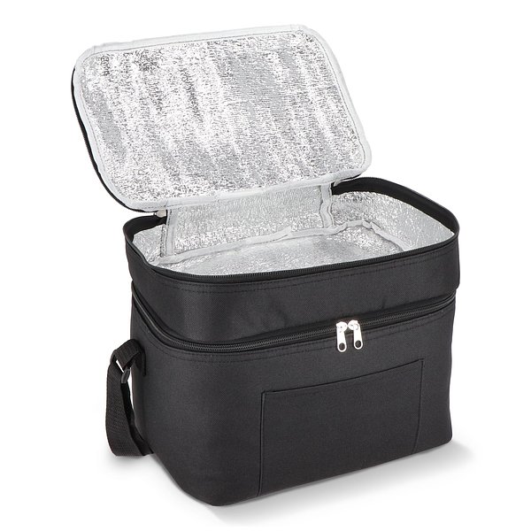 R-PET 600D Doppelfach-Kühltasche 30 x 20 x 25cm 12L Lursin