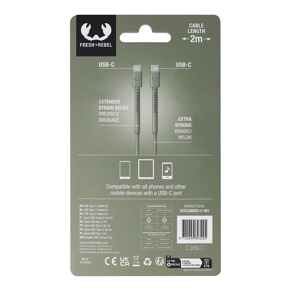 Fresh 'Rebel USB-C Kabel 2.0m Leengie