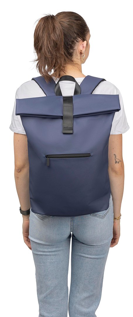 Recycelter PU-Rucksack Hascht