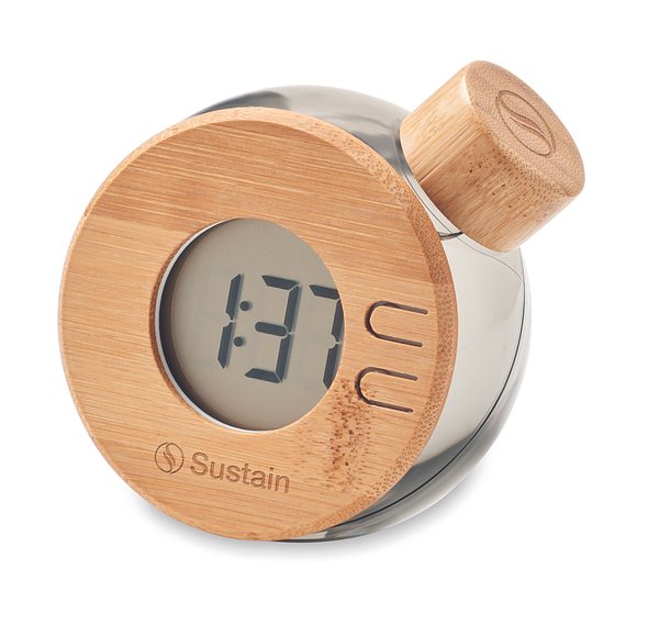 Wasserbetriebene LCD-Uhr Ylani