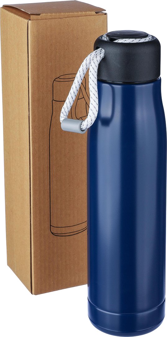 Doppelwandige Trinkflasche aus recyceltem Edelstahl (500 ml) Ninep