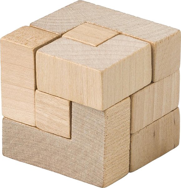 Würfelpuzzle aus Holz Bethole