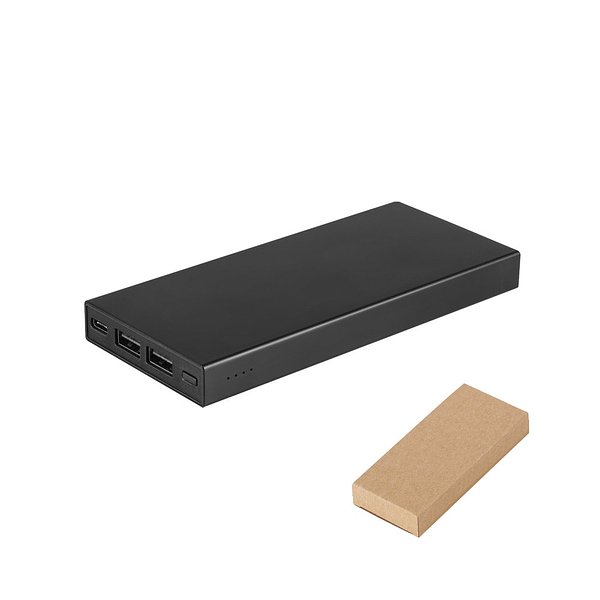 Powerbank 10'000 mAh aus 100% recyceltem Aluminium Ninglis