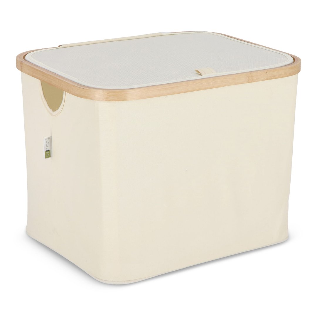 faktbarer Korb mit Deckel Sogne 40,5 x 33 x 30cm Mudorin