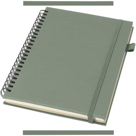 A5 Hardcover Spiralnotizbuch aus recyceltem Kunststoff - Palin