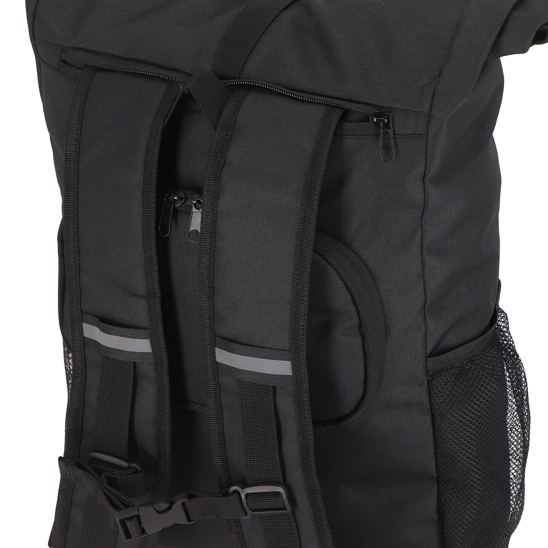 R-PET 600D Rolltop Fahrrad-Rucksack 20L Helver