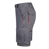 Zweifarbige Stretch-Bermudashorts mit mehreren Taschen (240 g/m²) aus Baumwolle (46 %), EME (38 %) und Polyester (16 %) Altie