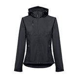 Softshelljacke für Damen, mit abnehmbarer Kapuze Badala