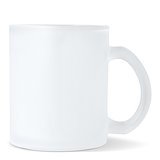 Mallorca Sublimations Becher aus gefrostetem Glas 335ml Sarjas