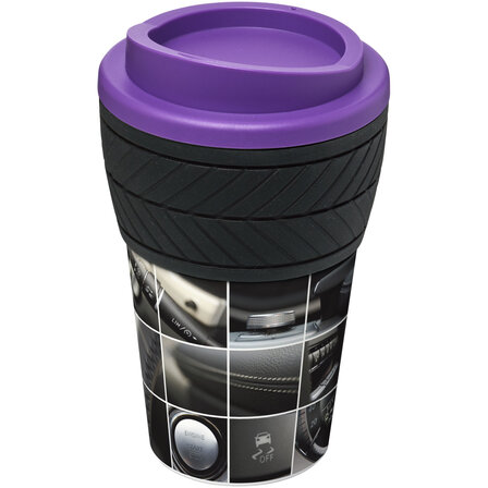 350 ml Isolierbecher mit Schutzring Reifen-Design - Razi