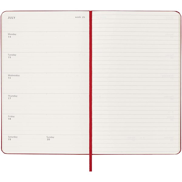12M Hardcover Wochenkalender L - Nestgaull
