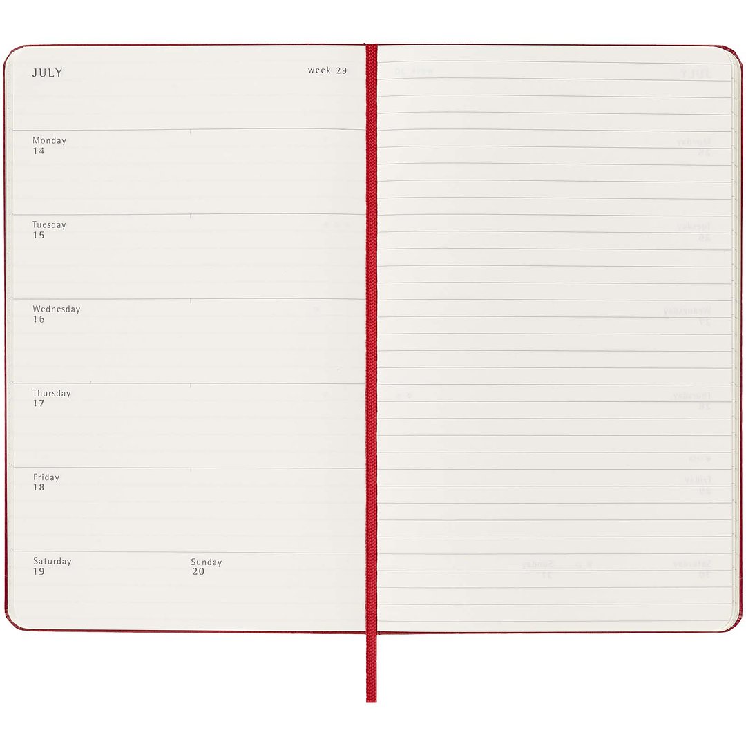 12M Hardcover Wochenkalender L - Nestgaull