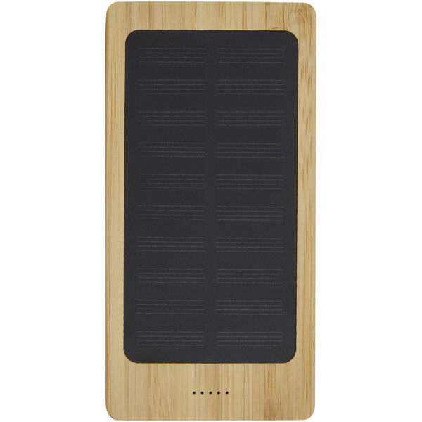 8000 mAh Bambus Solar-Powerbank - Benga