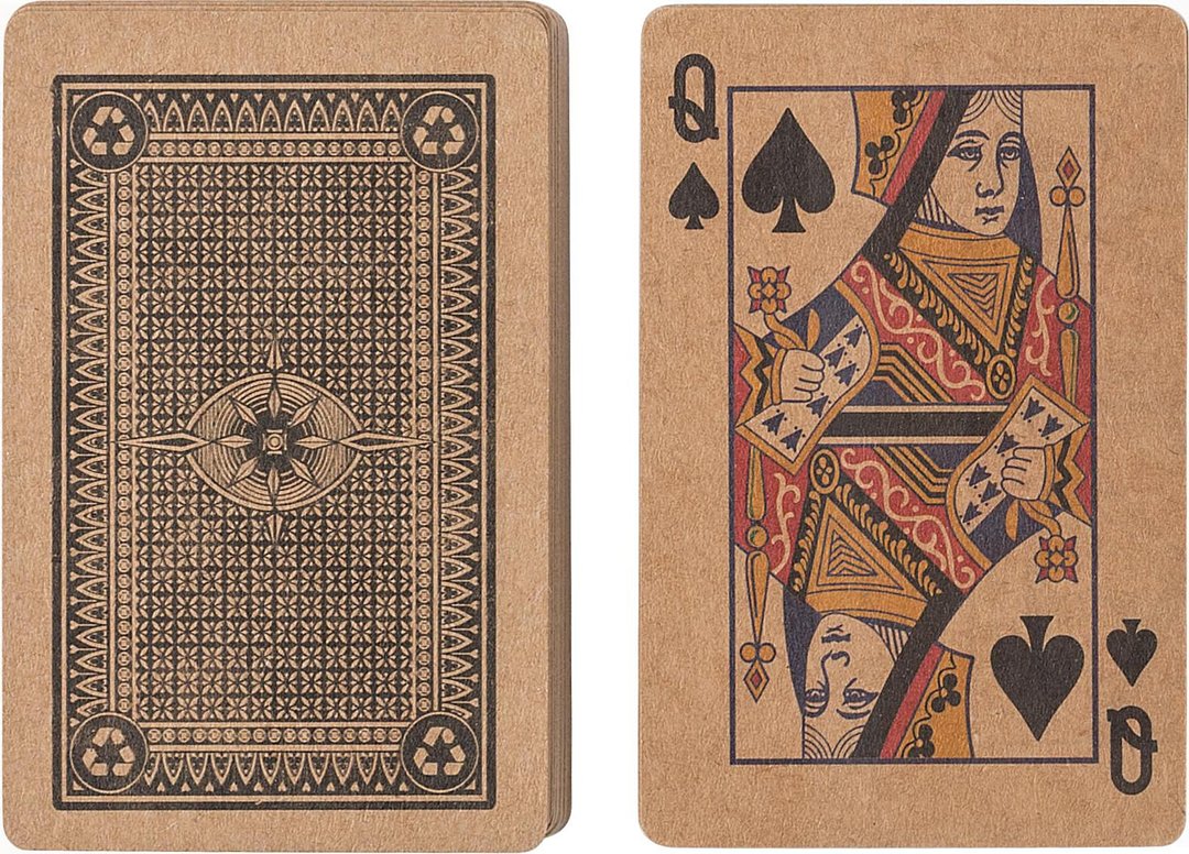 Kartenspiele aus recyceltem Papier Raminat