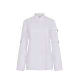 Kochjacke für Damen (190 g/m²), aus Baumwolle (35 %) und recyceltem Polyester (65 %) Jovigen