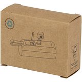 10 W 5000 mAh Typ C Powerbank aus recyceltem Kunststoff mit integriertem Klappständer und 2 in 1 Kabel - Jöritat