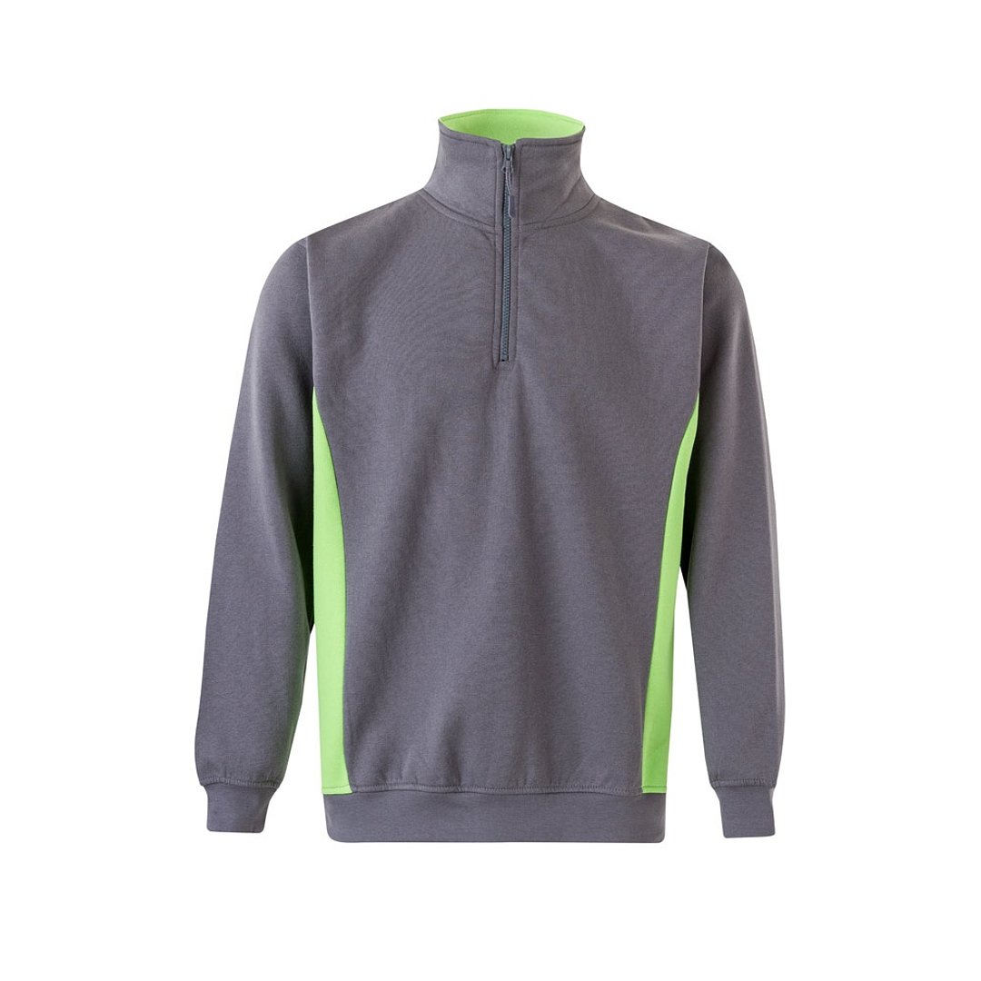 Zweifarbiges Frottee-Sweatshirt (260 g/m²), aus Polyester (65 %) und Baumwolle (35 %) Rudorscht