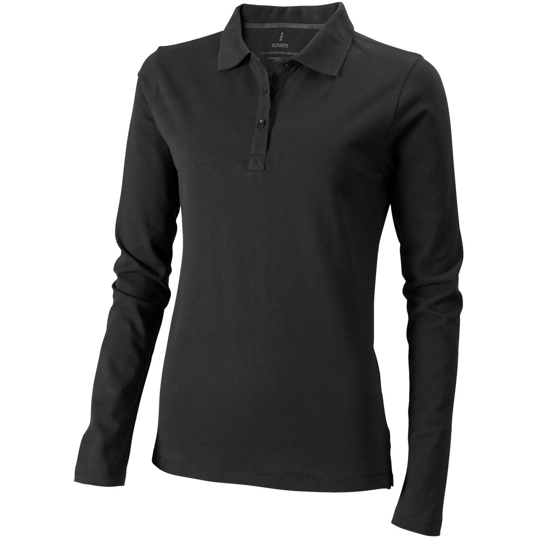 Langarm Poloshirt für Damen - Lüza