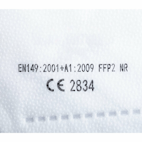 Selbstfilternde Maske FFP2 Weiß Idsil