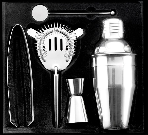 Cocktailshaker-Set aus Edelstahl Duris