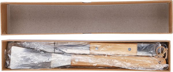 Grillset Masper | Edelstahl | 3 St. | Holzgriffe
