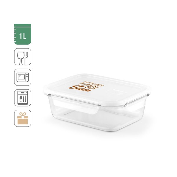 Hermetische Box aus Borosilikatglas (1000ml) Andrild