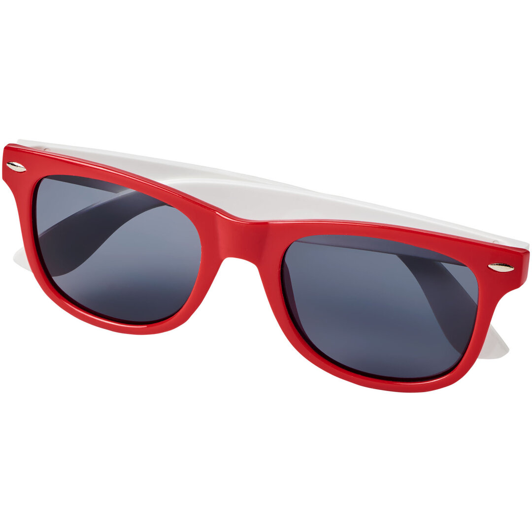 Sonnenbrille mit weissen Bügeln - Natrun