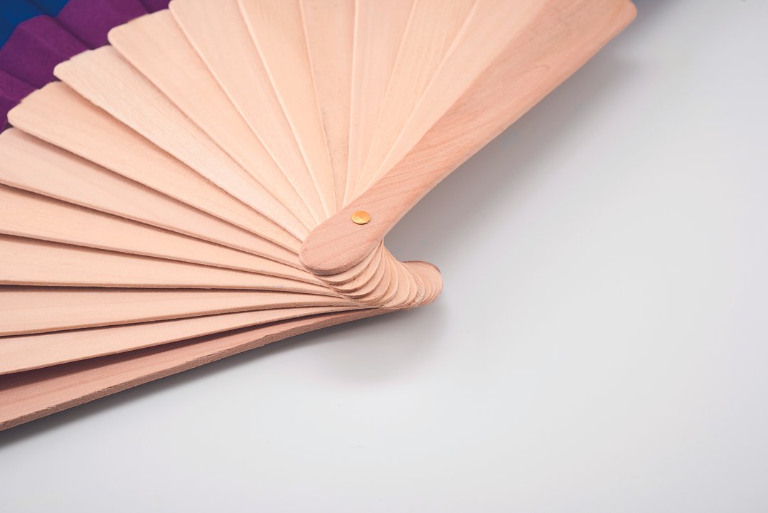 Fächer regenbogenfarbig Masperi