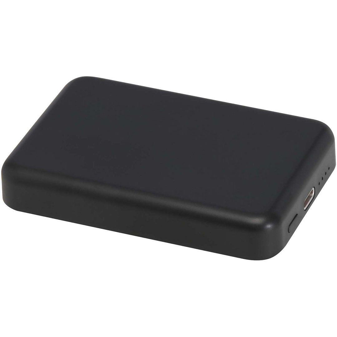 15 W 5.000 mAh magnetische kabellose Powerbank mit 20 W PD aus recyceltem Kunststoff - Vichtans
