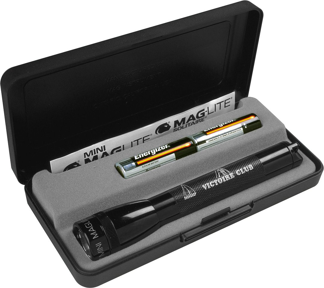 Mini-Maglite-Taschenlampe mit Box Menja