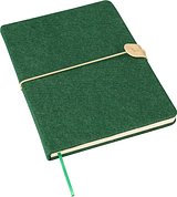 Notizbuch aus recyceltem Filz (A5) Trudin