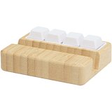 Smartphonehalterung aus recyceltem Kunststoff mit Fidget-Toy mit Bambusdetails - Littt