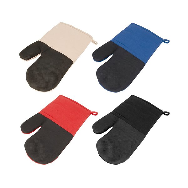 Ofenhandschuh aus 100 % Baumwolle mit Gummi auf einer Seite Vregnate