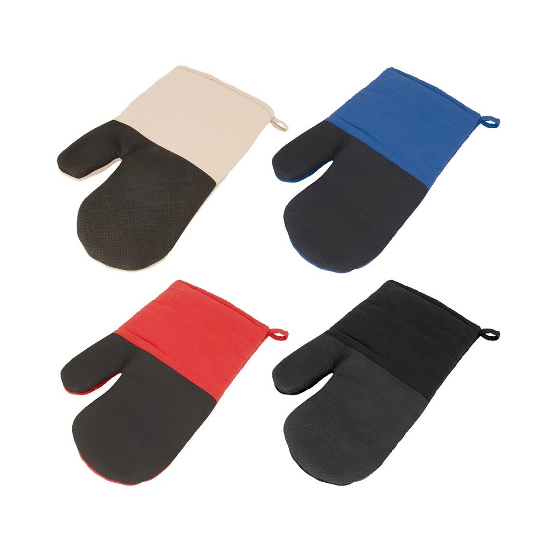 Ofenhandschuh aus 100 % Baumwolle mit Gummi auf einer Seite Vregnate