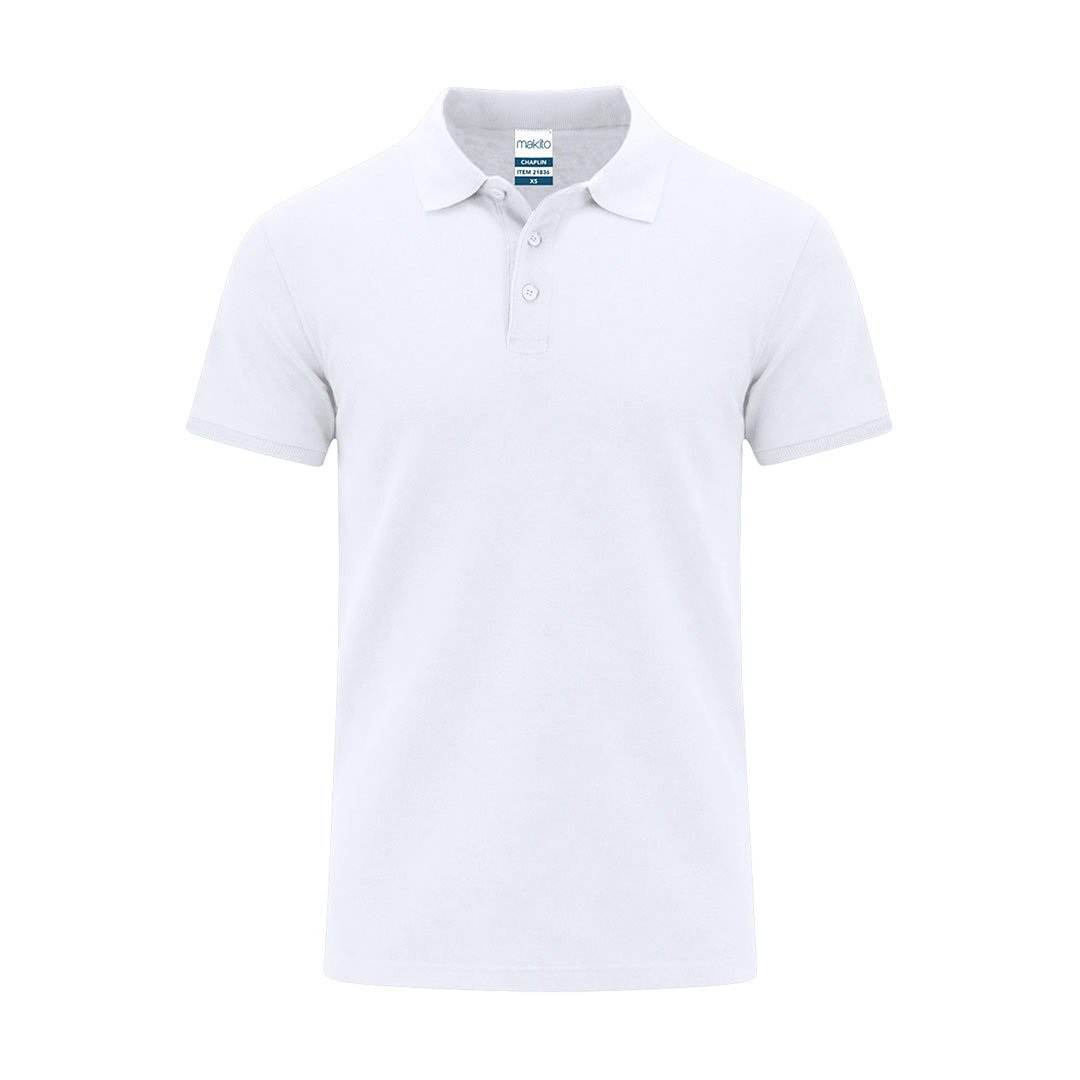 Erwachsene Weiss Polo-Shirt Idlin