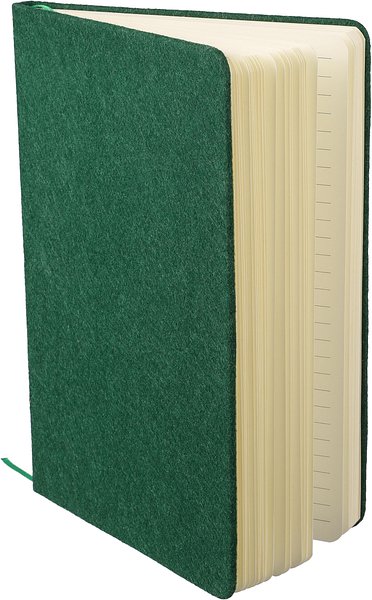 Notizbuch aus recyceltem Filz (A5) Trudin