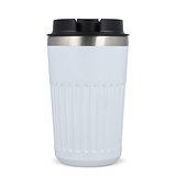 Recycelter Edelstahl-Thermobecher für Kaffee zum Mitnehmen, 400 ml Natianng