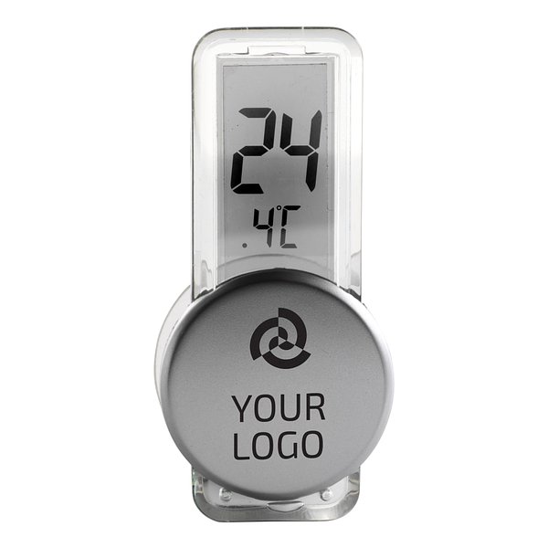 Thermometer Munglin | Kunststoff | Saugnapf | Silber
