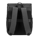 Laptop-Rucksack (16") aus PU, mit Klappe, die alle Fächer abdeckt Tring