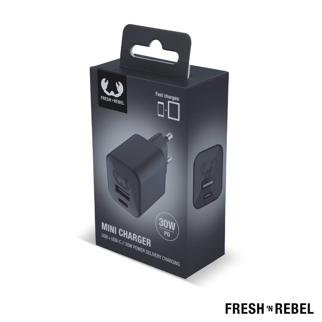Mini Charger USB-C + A PD // 30W Chatia
